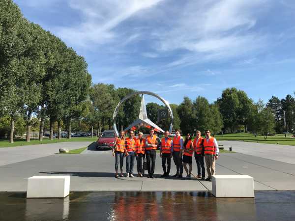 Chair of POM visits Daimler factory